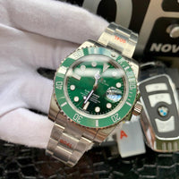 W-watch R.o.l.e.x Submariner Date Oyster 40 mm Oystersteel Mens Watches Stainless Steel Waterproof Analog Quartz Watch Men Business Dress Wristwatch