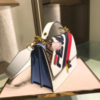 H-bag Fendi KAN I SMALL Multicolor leather mini-bag