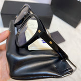 S-sunglasses 2021 Monster Square Anti Radiation Glasses For Kubo With White Round Case Replaceable for Lens Eyewear Eyeglass Glasses Non Graded Lens Eyewear for Women and Men