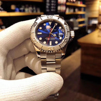 W-watch R.o.l.e.x Mens Watches Fashion Waterproof Analog Quartz Wrist Watch Luxury Business Dress Watch Yacht-Master 37 Oyster, 37 mm, Oystersteel and Everose