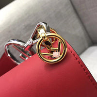 H-bag Fendi KAN I F Black leather bag