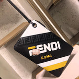 H-bag Fendi SMALL TRIPLETTE CLUTCH Multicolor leather clutch