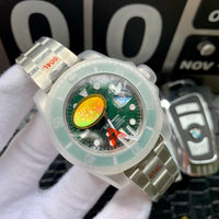 W-watch R.o.l.e.x Submariner Date Oyster 40 mm Oystersteel Mens Watches Stainless Steel Waterproof Analog Quartz Watch Men Business Dress Wristwatch
