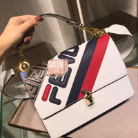 H-bag Fendi KAN I SMALL Multicolor leather mini-bag