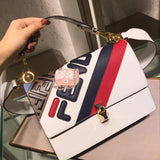 H-bag Fendi KAN I SMALL Multicolor leather mini-bag