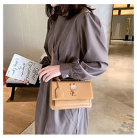L-package 22-14-10cm Women Purse Clutch Small Crossbody Shoulder Bag with Chain Strap