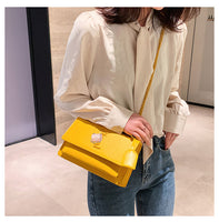 L-package 22-14-10cm Women Purse Clutch Small Crossbody Shoulder Bag with Chain Strap