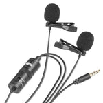 E-Electronic BOYA BY-M1 3.5mm Audio Video Record Lavalier Lapel Clip Microphone for iPhone Android Mac Vlog Mic for DSLR Camcorder Recorder
