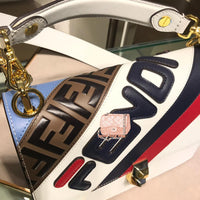 H-bag Fendi KAN I SMALL Multicolor leather mini-bag