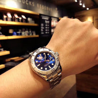 W-watch R.o.l.e.x Mens Watches Fashion Waterproof Analog Quartz Wrist Watch Luxury Business Dress Watch Yacht-Master 37 Oyster, 37 mm, Oystersteel and Everose