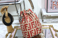 H-bag Fendi MON TRESOR Multicolor leather bag 12×18×10CM