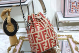 H-bag Fendi MON TRESOR Multicolor leather bag 12×18×10CM