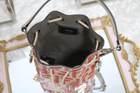 H-bag Fendi MON TRESOR Multicolor leather bag 12×18×10CM