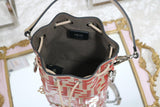 H-bag Fendi MON TRESOR Multicolor leather bag 12×18×10CM
