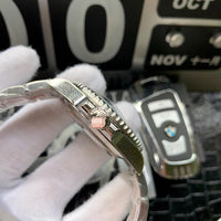 W-watch R.o.l.e.x Submariner Date Oyster 40 mm Oystersteel Mens Watches Stainless Steel Waterproof Analog Quartz Watch Men Business Dress Wristwatch