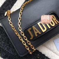 H-bag MINI J'ADIOR ULTRA BLACK BAG 18cm
