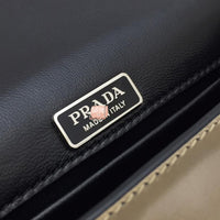 H-bag P.r.a.d.a Cahier leather bag  NO.1BH018 SIZE:18×12×4cm