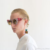 S-sunglasses MANGA GIRL RED Fashion and antique Glasses for P.e.r.c.y L.a.u KINGSMAN