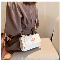 L-package 22-14-10cm Women Purse Clutch Small Crossbody Shoulder Bag with Chain Strap