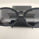 Oval Black 2022 Steampunk Fashion Acetate Sunglasses For Women Girl Men Brand Designer Weird Summer Shades For Sun Glasses UV400