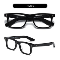 Jacques NN-037 Retro Vintage High Quality Men Women Glasses Frame  Rectangular Acetate myopia  prescription glasses