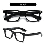 Jacques NN-037 Retro Vintage High Quality Men Women Glasses Frame  Rectangular Acetate myopia  prescription glasses