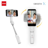 E-electronic XINPU ZHIYUN SMOOTH X Selfie Stick Tripod Smartphone Gimbal Bluetooth Adjustable 2-Axis Stabilizer gray/white For Phone Xiaomi iPhone Samsung