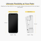 E-electronic XINPU ZHIYUN SMOOTH X Selfie Stick Tripod Smartphone Gimbal Bluetooth Adjustable 2-Axis Stabilizer gray/white For Phone Xiaomi iPhone Samsung