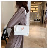 L-package 22-14-10cm Women Purse Clutch Small Crossbody Shoulder Bag with Chain Strap
