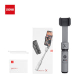 E-electronic XINPU ZHIYUN SMOOTH X Selfie Stick Tripod Smartphone Gimbal Bluetooth Adjustable 2-Axis Stabilizer gray/white For Phone Xiaomi iPhone Samsung