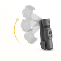 E-electronic XINPU ZHIYUN SMOOTH X Selfie Stick Tripod Smartphone Gimbal Bluetooth Adjustable 2-Axis Stabilizer gray/white For Phone Xiaomi iPhone Samsung
