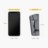 E-electronic XINPU ZHIYUN SMOOTH X Selfie Stick Tripod Smartphone Gimbal Bluetooth Adjustable 2-Axis Stabilizer gray/white For Phone Xiaomi iPhone Samsung
