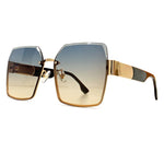Sunglasses Woman Square Brand Designer Vintage Sun Glasses Female Big Frame Gradient Fashion Oversized Shades Oculos De Sol