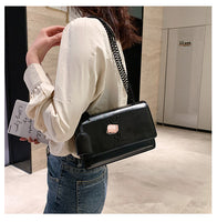 L-package 22-14-10cm Women Purse Clutch Small Crossbody Shoulder Bag with Chain Strap