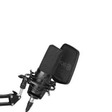E-Electronic BOYA BY-M1000 Condenser Microphone Large Diaphragm 3 Polar Patterns for Singer Songwriter Podcaster Voiceover Artist Studio Mic