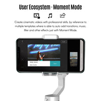 E-electronic XINPU Hohem iSteady X Smartphone Gimbal Stabilizer 259g Ultra-Light Weighted Payload 280g Selfie Stick Mode Low-Angle Shooting Mode Moment Mode