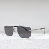 THE MENTALST I Germany Luxury Pure Titanium Polygon Round Sunglasses Men Business Original Quality Designer Eyeglasses With Case