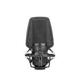 E-Electronic BOYA BY-M1000 Condenser Microphone Large Diaphragm 3 Polar Patterns for Singer Songwriter Podcaster Voiceover Artist Studio Mic
