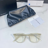 S-sunglasses G monster Unisex Reading Glasses For Lutto Round Reading Ultralight Resin Clear HD Lens Presbyopic Hyperopia Eyeglasses Transparent Retro Computer Anti-Blue lens Eyewear