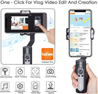 E-electronic XINPU Hohem iSteady X Smartphone Gimbal Stabilizer 259g Ultra-Light Weighted Payload 280g Selfie Stick Mode Low-Angle Shooting Mode Moment Mode