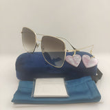 Strawberry Heart Chain Oval Sunglasses For Women Personality Shades Brand Designer Fashion Summer Girls For Sun Glasses UV400