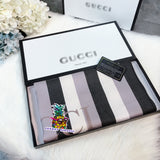 A-accessories GUCCI Ladies Satin Square Silk Like Hair Scarves and Wraps Headscarf 180-60