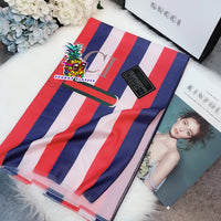 A-accessories GUCCI Ladies Satin Square Silk Like Hair Scarves and Wraps Headscarf 180-60