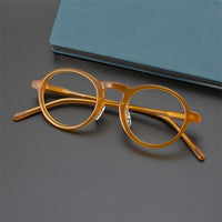 TIME WORN CLOTHING handmade acetate glasses frame for men and women  myopia  prescription round glasses frame