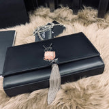 H-bag YSL handbag KATE MEDIUM WITH TASSEL IN SMOOTH LEATHER NO.354119 24-14.5-5cm