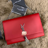 H-bag YSL handbag KATE MEDIUM WITH TASSEL IN SMOOTH LEATHER NO.354119 24-14.5-5cm