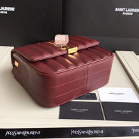 H-bag YSL handbag VICKY MEDIUM IN MATELASSÉ LAMBSKIN NO.80021 20.5-17-8cm