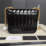 H-bag YSL handbag VICKY MEDIUM IN MATELASSÉ LAMBSKIN NO.80021 20.5-17-8cm