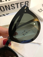 S-sunglasses Gentle Monster FLATBA Retro Mirror Designer Flat Lens Sunglasses EAST MOON