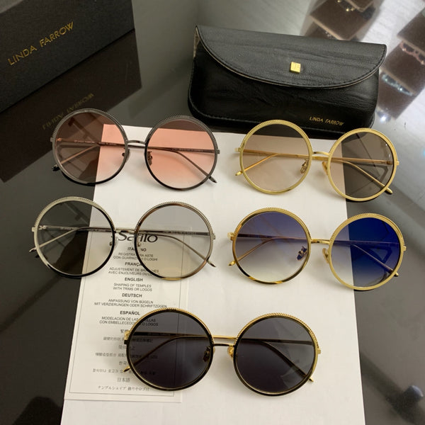 S-sunglasses l.i.n.d.a f.a.r.r.o.w Round Eyeglass Frame Glasses for LF891 59-13-140